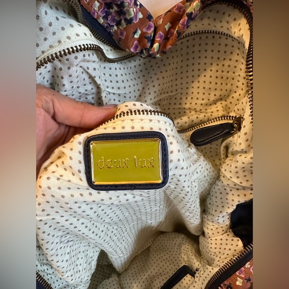 Anthropologie Deux Lux Weekender Duffle Bag. - Picture 3 of 5